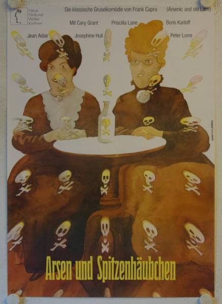 Arsen und Spitzenhäubchen originales deutsches Filmplakat (R71)